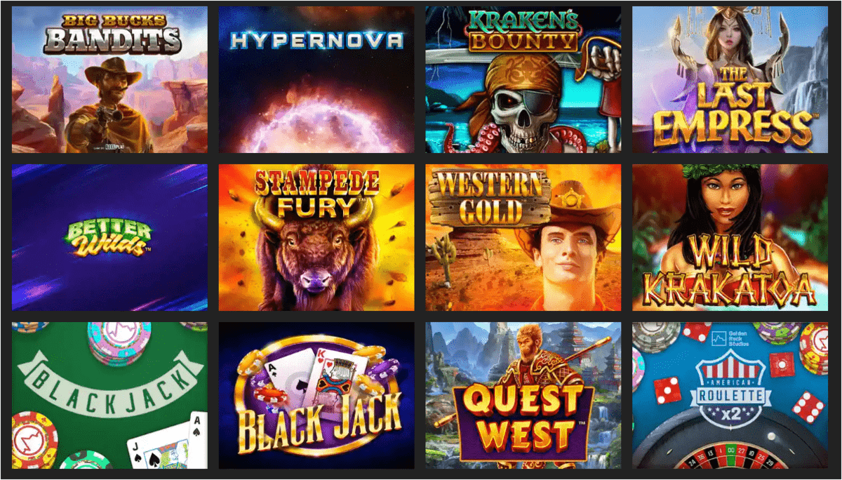 chumba casino top popular slots games and table games