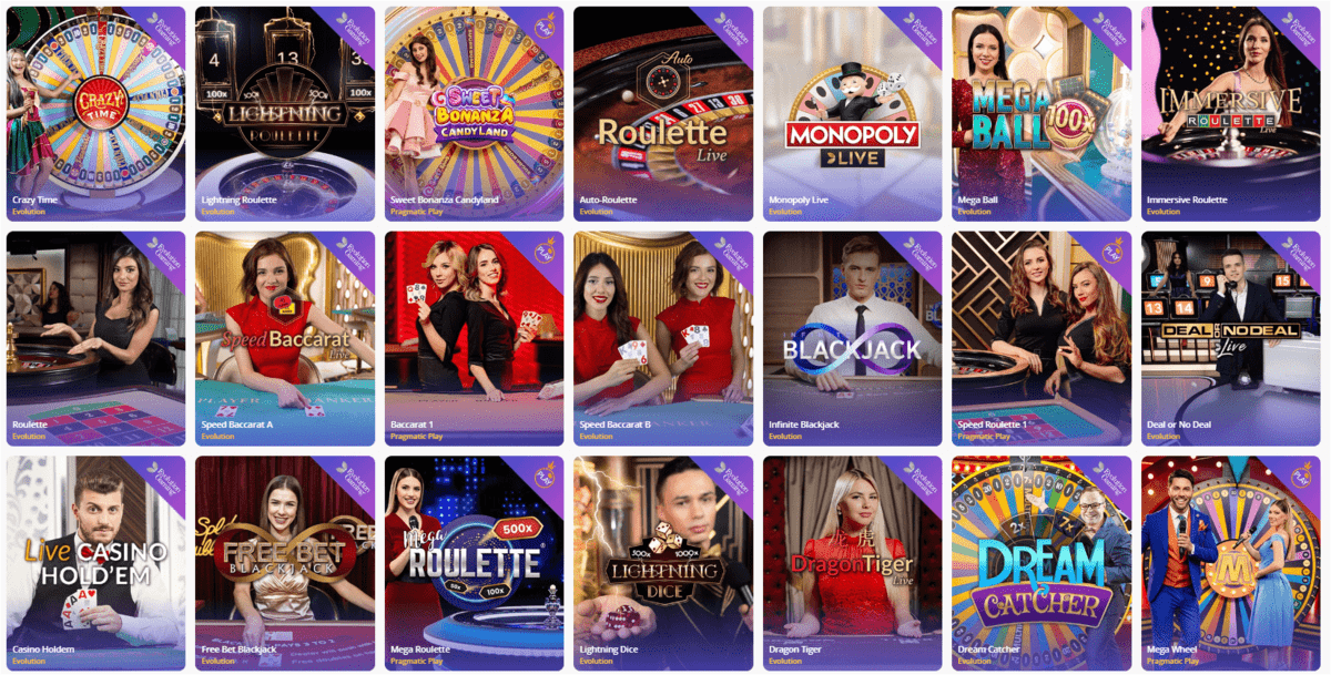 popular live games and slots casino days canada