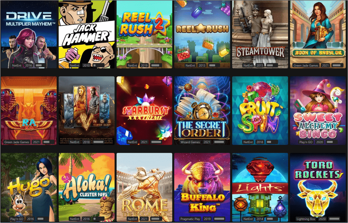 popular video games and live casino vip casinos