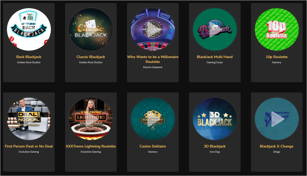 top 10 table games village jackpot casino