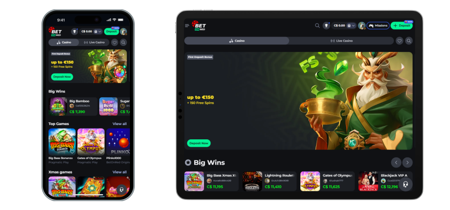 Casino Bet On Red on Mobile Devices BetOnRed Casino Mobile