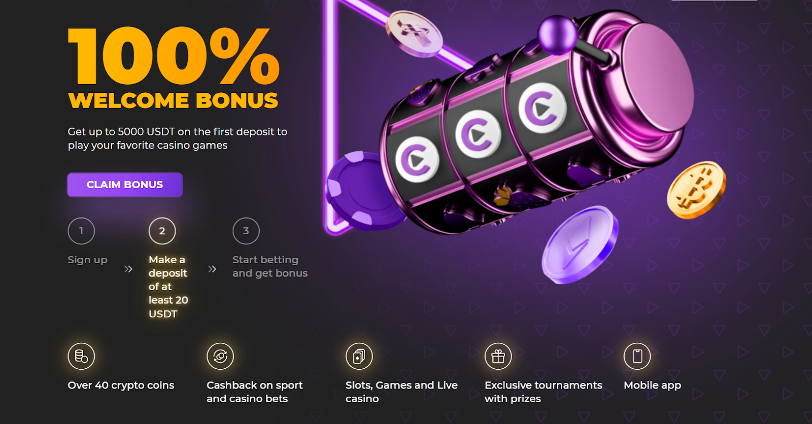 100% Welcome bonus 100% Welcome bonus Coinplay casino