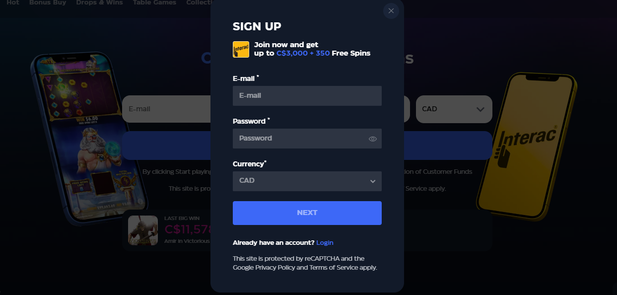 Sign up to Gioo Online Casino Gioo Casino Sign up Process