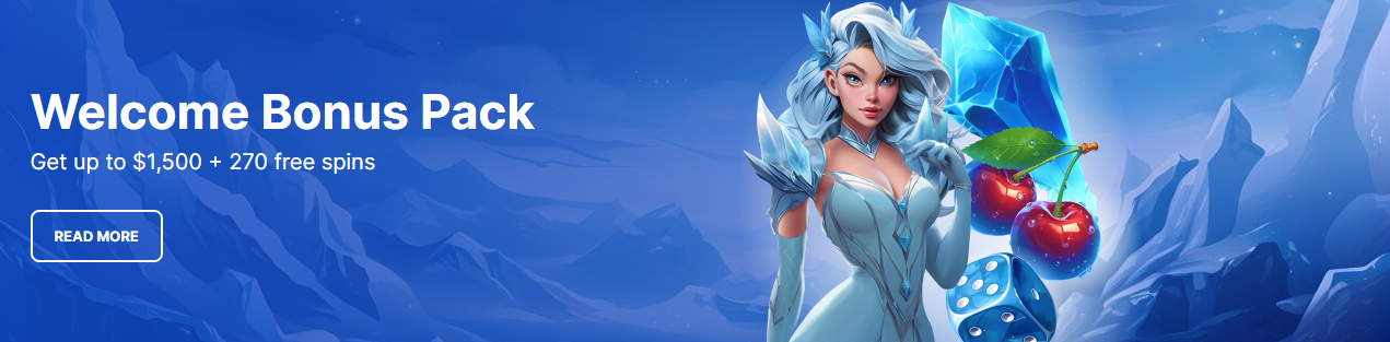 Get bonus up to $1500 + 270 FS Ice Casino Welcome Bonus