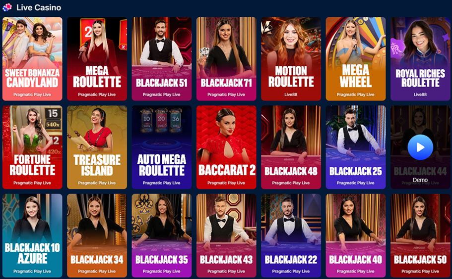 Live Dealer Games of Casino Online Only.Win Only-win Casino Live Games