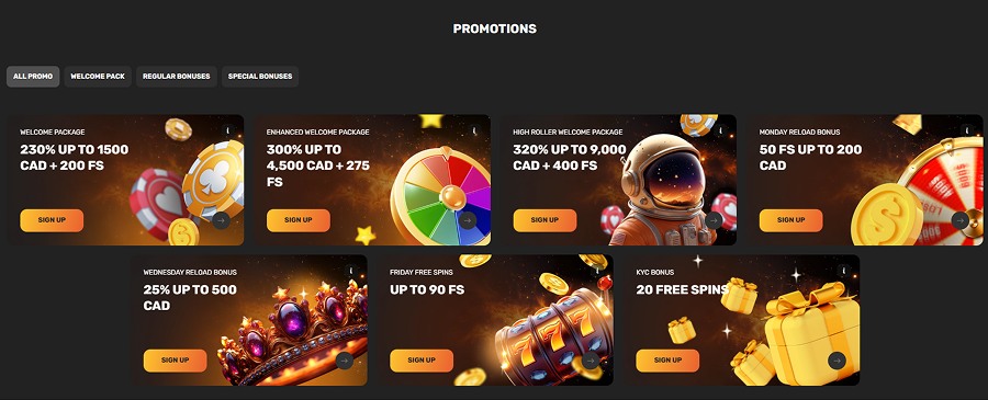 Bonuses at Win.Pulse Pulse Win Casino Bonuses